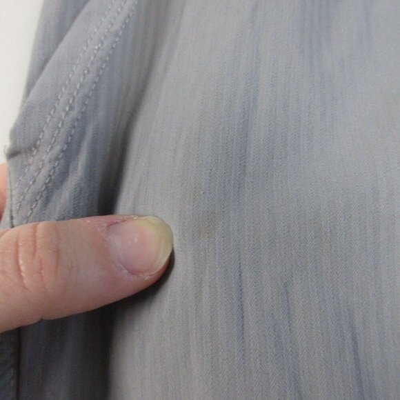 Lululemon Dance Studio Crop II Women 4 Grey Drawstring Performance Quick Dry 182 - Picture 6 of 11